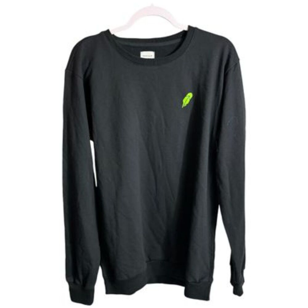 Robinhood "Listing Day" Black Crewneck Sweatshirt | Limited Edition | Size XL